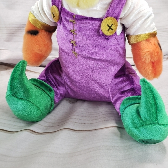 Disney Store Winnie The Pooh Tigger Elf Plush Stuffed Toy Velvet Vintage 12 Inch - Picture 3 of 9